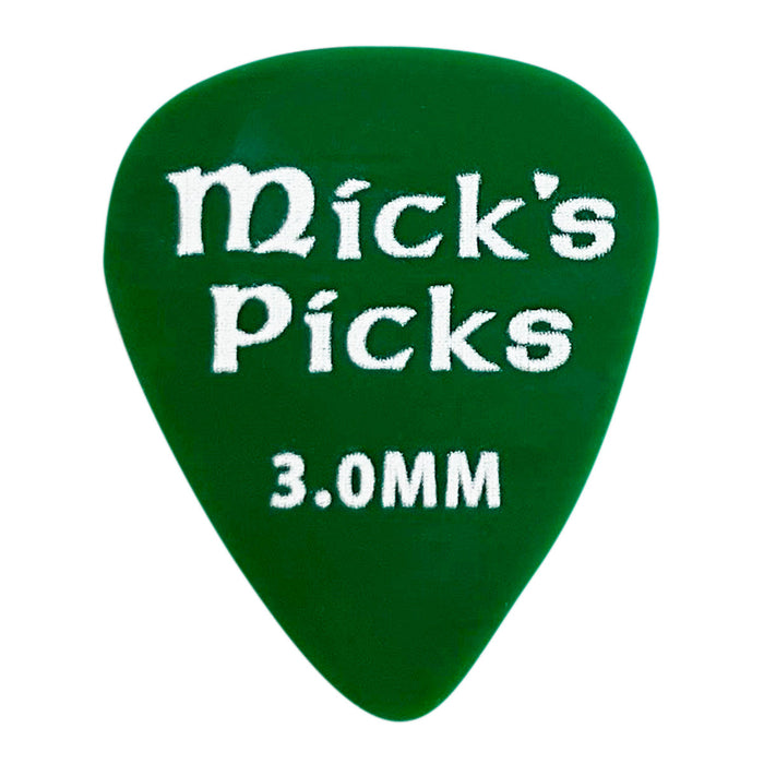 D'Andrea Mick's Picks Bass Pick Pack ~ 3.0mm ~ 3 Picks