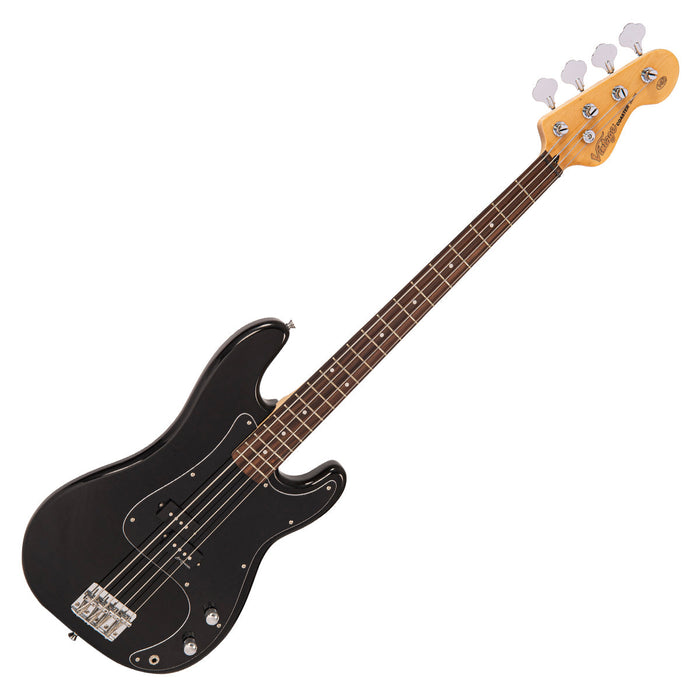 Vintage V40 Coaster Series Bass Guitar ~ Boulevard Black - Westmount Music
