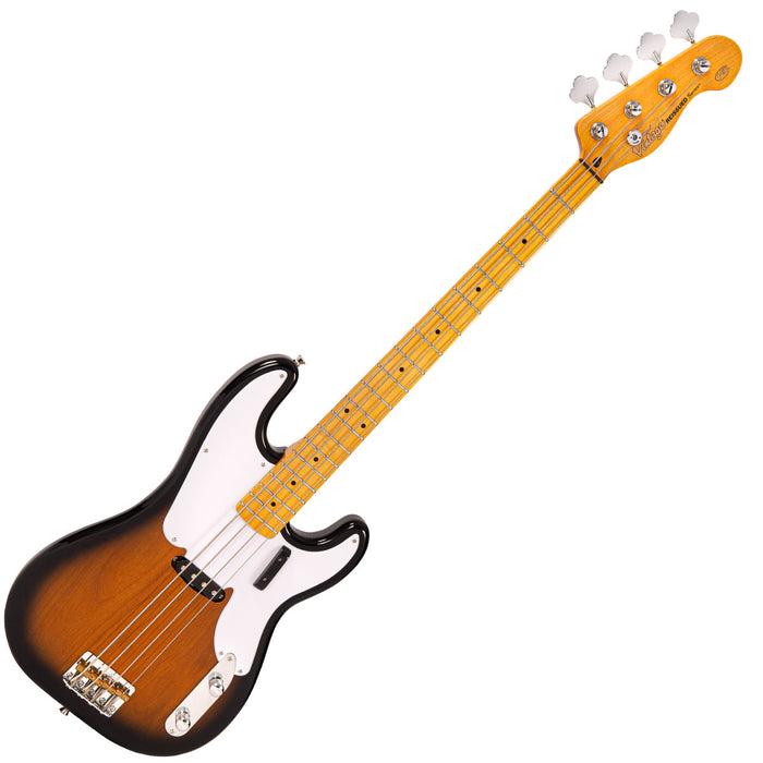 Vintage V51 ReIssued Bass Guitar ~ 2 Tone Sunburst - Westmount Music