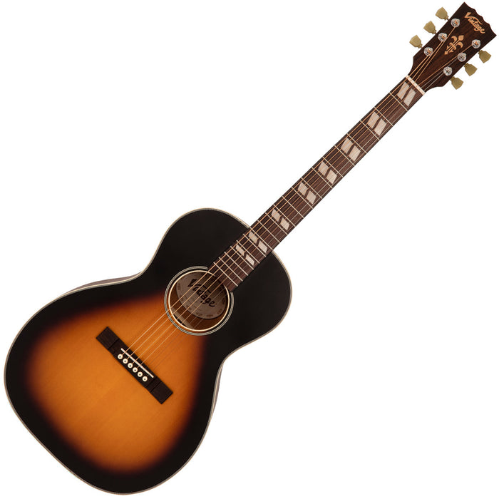 Vintage Historic Series 'Parlour' Acoustic Guitar ~ Vintage Sunburst - Westmount Music