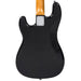 Vintage V4 ReIssued Bass Guitar ~ Rocker Black / Mirror Scratchplate - Westmount Music