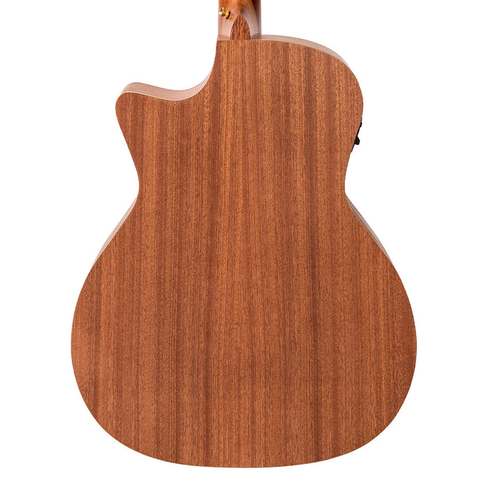 Vintage Mahogany Series 'Grand Auditorium' Cut-Away Electro-Acoustic Guitar ~ Satin Mahogany - Westmount Music