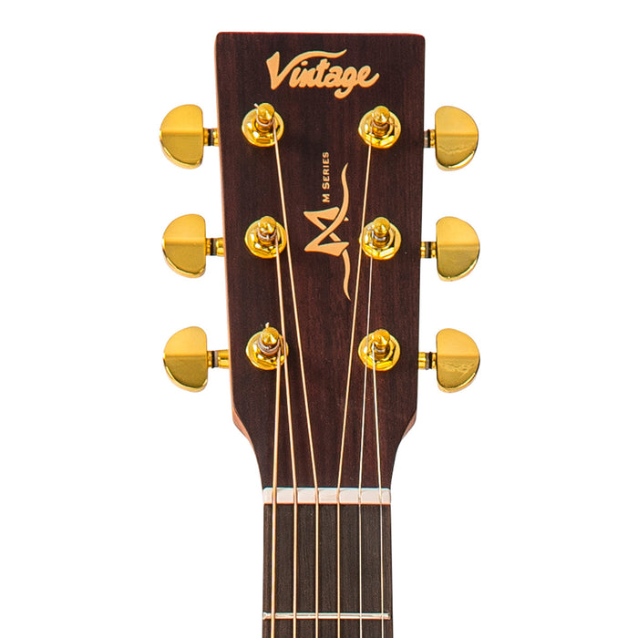 Vintage Mahogany Series 'Grand Auditorium' Cut-Away Electro-Acoustic Guitar ~ Satin Mahogany - Westmount Music