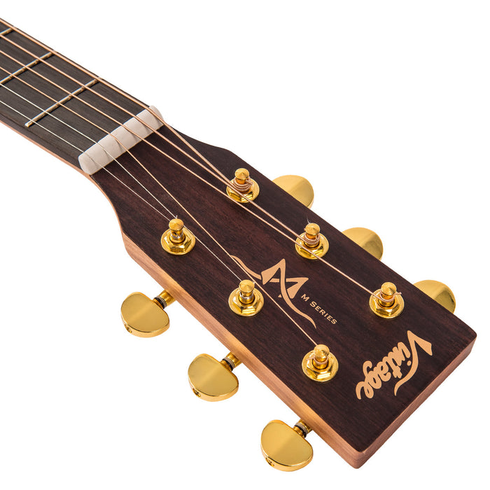 Vintage Mahogany Series 'Grand Auditorium' Cut-Away Electro-Acoustic Guitar ~ Satin Mahogany - Westmount Music